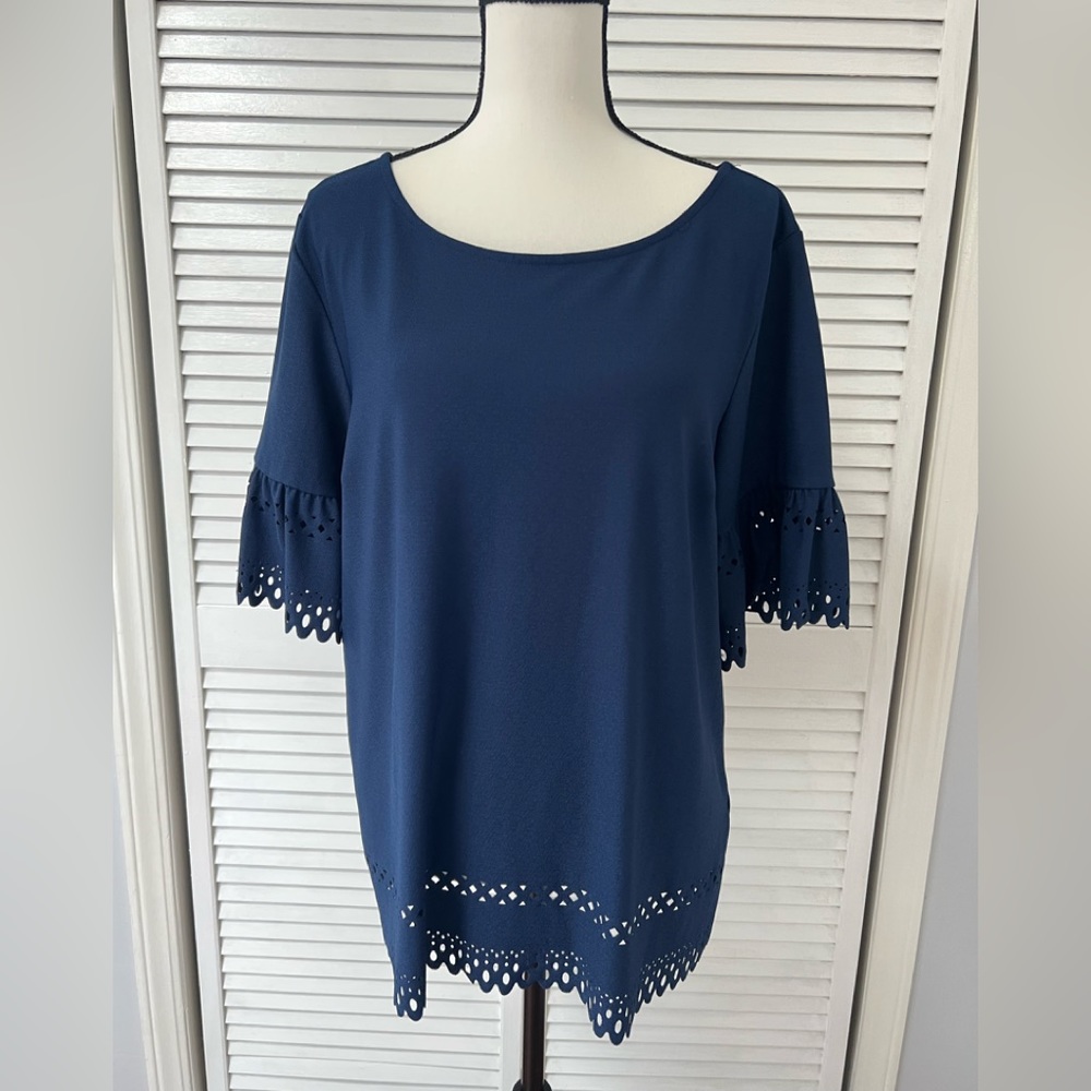 Banana Republic blue blouse